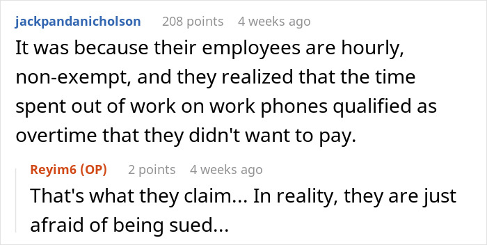Management Tell Employees They Can’t Use Their Phones After Work, Regret It Almost Immediately Management Tell Employees They Can’t Use Their Phones After Work, Regret It Almost Immediately