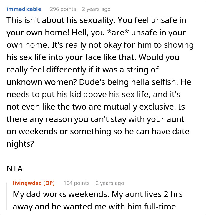 Teen Tells Dad He’ll Leave The House If He Won’t Stop Bringing Random Men Over