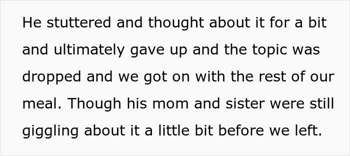 Guy Starts Mansplaining Periods To His Little Sister During Family Dinner, His Fiancée Asks Him A Question That Shuts Him Down