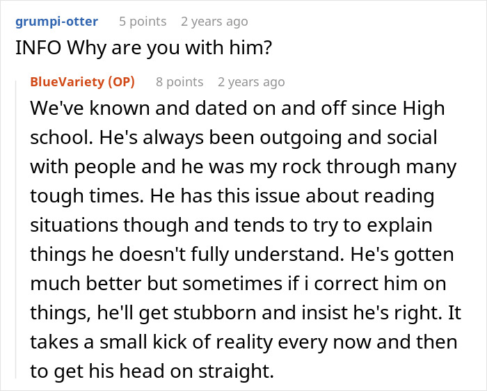Guy Starts Mansplaining Periods To His Little Sister During Family Dinner, His Fiancée Asks Him A Question That Shuts Him Down Guy Starts Mansplaining Periods To His Little Sister During Family Dinner, His Fiancée Asks Him A Question That Shuts Him Down