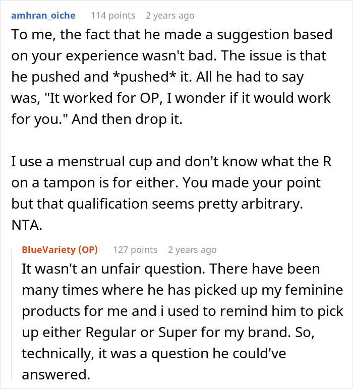 Guy Starts Mansplaining Periods To His Little Sister During Family Dinner, His Fiancée Asks Him A Question That Shuts Him Down