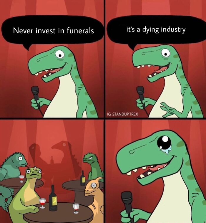 I Created A Dino Standup Comedian That Is On A Mission To Spread Bad Jokes And Puns (30 Pics)