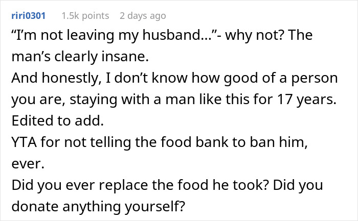 Woman Gets Into A Fight With Her Husband Over Him Taking Food From The Needy, He Refuses To Stop Woman Gets Into A Fight With Her Husband Over Him Taking Food From The Needy, He Refuses To Stop