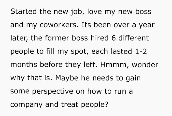 Boss Made To Eat His Words After Telling Star Employee To “Gain Some Perspective” For Refusing To Add 3 Hr Commute To Workday Boss Made To Eat His Words After Telling Star Employee To “Gain Some Perspective” For Refusing To Add 3 Hr Commute To Workday