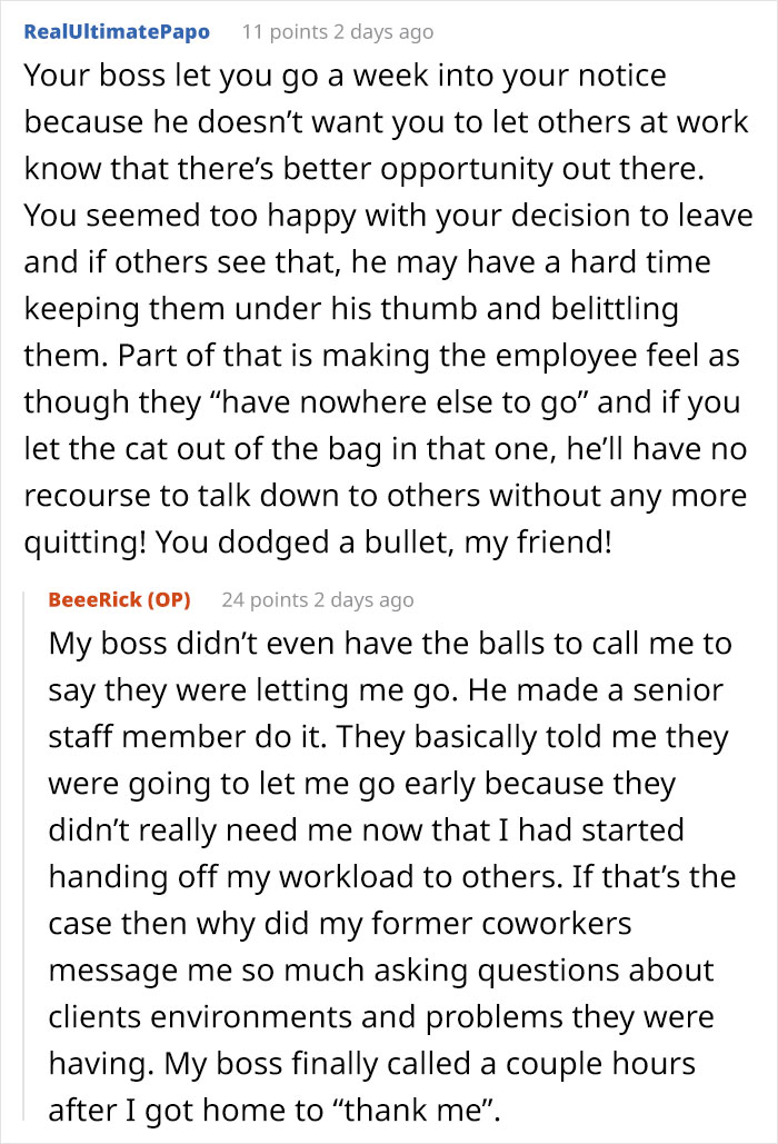 Boss Made To Eat His Words After Telling Star Employee To “Gain Some Perspective” For Refusing To Add 3 Hr Commute To Workday Boss Made To Eat His Words After Telling Star Employee To “Gain Some Perspective” For Refusing To Add 3 Hr Commute To Workday