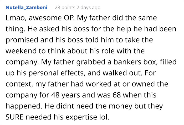 Boss Made To Eat His Words After Telling Star Employee To “Gain Some Perspective” For Refusing To Add 3 Hr Commute To Workday Boss Made To Eat His Words After Telling Star Employee To “Gain Some Perspective” For Refusing To Add 3 Hr Commute To Workday