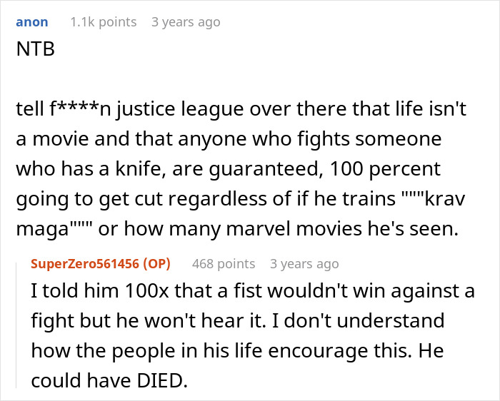 “He Assured Me He’d Protect Me”: Man, Obsessed With Being A Hero, Goes Off On GF For Ruining His Moment When Faced With Knife-Wielding Attacker “He Assured Me He’d Protect Me”: Man, Obsessed With Being A Hero, Goes Off On GF For Ruining His Moment When Faced With Knife-Wielding Attacker