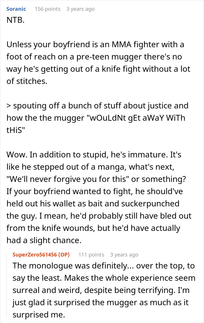 “He Assured Me He’d Protect Me”: Man, Obsessed With Being A Hero, Goes Off On GF For Ruining His Moment When Faced With Knife-Wielding Attacker “He Assured Me He’d Protect Me”: Man, Obsessed With Being A Hero, Goes Off On GF For Ruining His Moment When Faced With Knife-Wielding Attacker