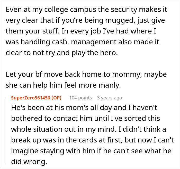 “He Assured Me He’d Protect Me”: Man, Obsessed With Being A Hero, Goes Off On GF For Ruining His Moment When Faced With Knife-Wielding Attacker “He Assured Me He’d Protect Me”: Man, Obsessed With Being A Hero, Goes Off On GF For Ruining His Moment When Faced With Knife-Wielding Attacker