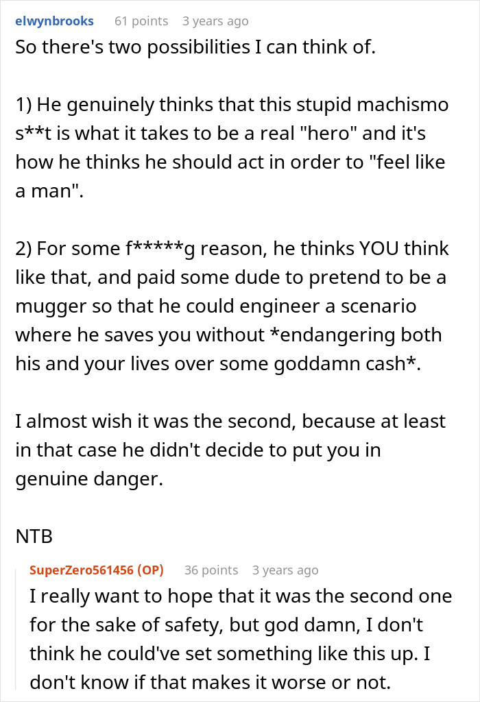 “He Assured Me He’d Protect Me”: Man, Obsessed With Being A Hero, Goes Off On GF For Ruining His Moment When Faced With Knife-Wielding Attacker “He Assured Me He’d Protect Me”: Man, Obsessed With Being A Hero, Goes Off On GF For Ruining His Moment When Faced With Knife-Wielding Attacker