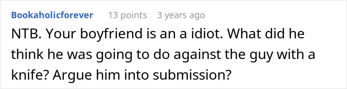 “He Assured Me He’d Protect Me”: Man, Obsessed With Being A Hero, Goes Off On GF For Ruining His Moment When Faced With Knife-Wielding Attacker “He Assured Me He’d Protect Me”: Man, Obsessed With Being A Hero, Goes Off On GF For Ruining His Moment When Faced With Knife-Wielding Attacker