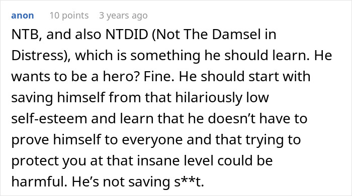 “He Assured Me He’d Protect Me”: Man, Obsessed With Being A Hero, Goes Off On GF For Ruining His Moment When Faced With Knife-Wielding Attacker “He Assured Me He’d Protect Me”: Man, Obsessed With Being A Hero, Goes Off On GF For Ruining His Moment When Faced With Knife-Wielding Attacker