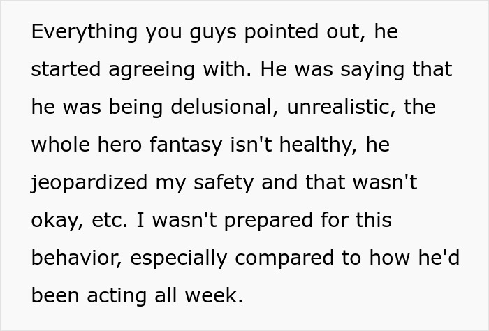 “He Assured Me He’d Protect Me”: Man, Obsessed With Being A Hero, Goes Off On GF For Ruining His Moment When Faced With Knife-Wielding Attacker “He Assured Me He’d Protect Me”: Man, Obsessed With Being A Hero, Goes Off On GF For Ruining His Moment When Faced With Knife-Wielding Attacker