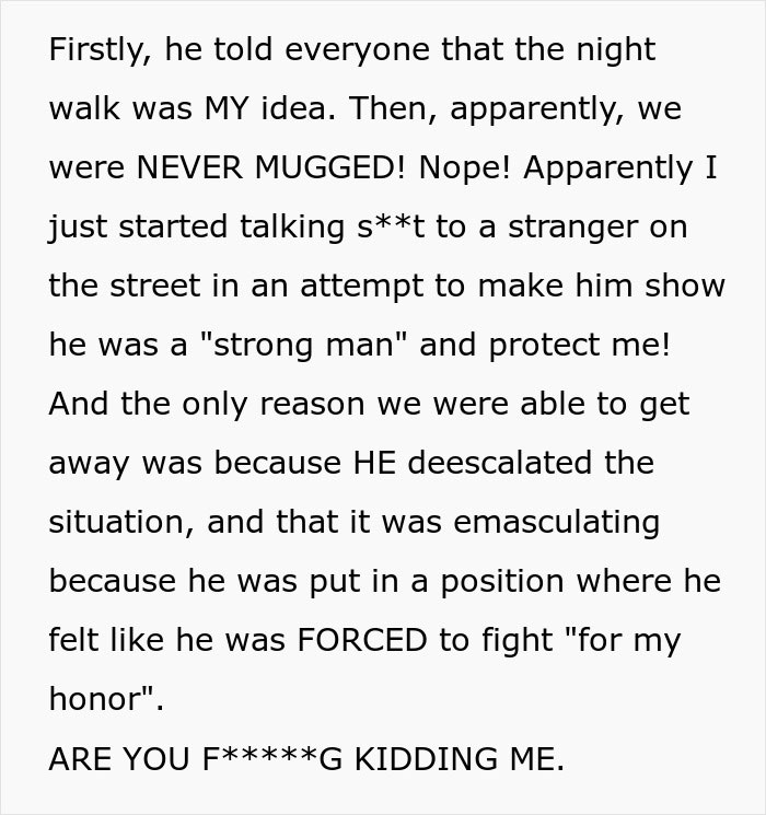 “He Assured Me He’d Protect Me”: Man, Obsessed With Being A Hero, Goes Off On GF For Ruining His Moment When Faced With Knife-Wielding Attacker “He Assured Me He’d Protect Me”: Man, Obsessed With Being A Hero, Goes Off On GF For Ruining His Moment When Faced With Knife-Wielding Attacker