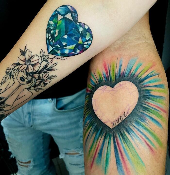 86 Matching Tattoos For Couples, Siblings, Friends, And All The Special People In Your Life 86 Matching Tattoos For Couples, Siblings, Friends, And All The Special People In Your Life