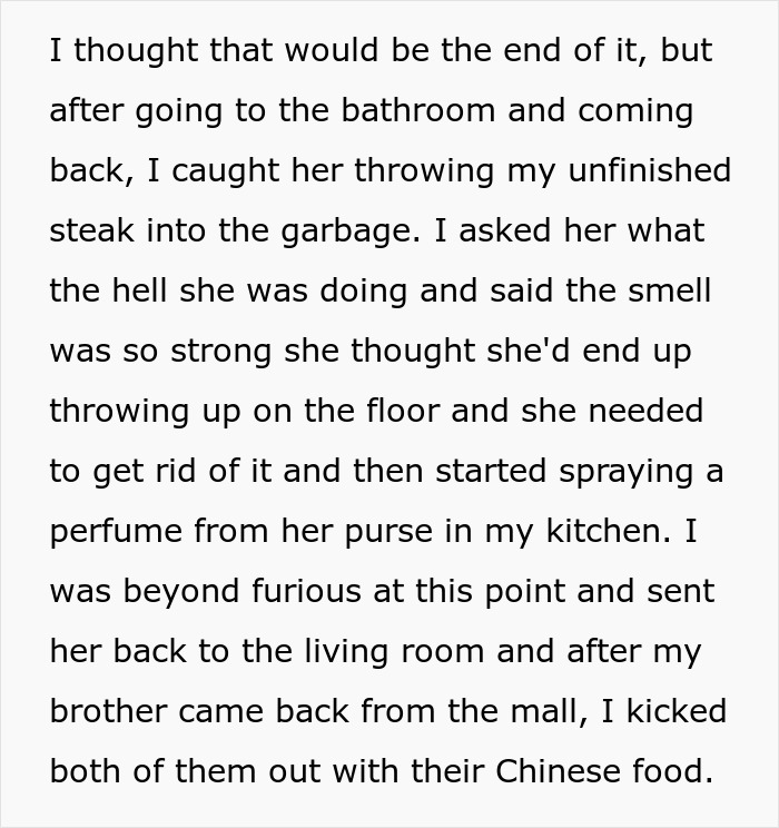 “[Am I The Jerk] For Yelling At My Brother&rsquo;s Pregnant Girlfriend And Kicking Them Both Out Of My House After She Threw Away My Food?”