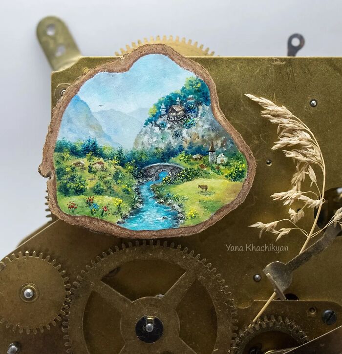 It Took Me Several Years To Realize That There Are No Limits To The Way I Use Painting Materials, So Here Are 39 Tiny Paintings That I Painted On Various Surfaces It Took Me Several Years To Realize That There Are No Limits To The Way I Use Painting Materials, So Here Are 39 Tiny Paintings That I Painted On Various Surfaces