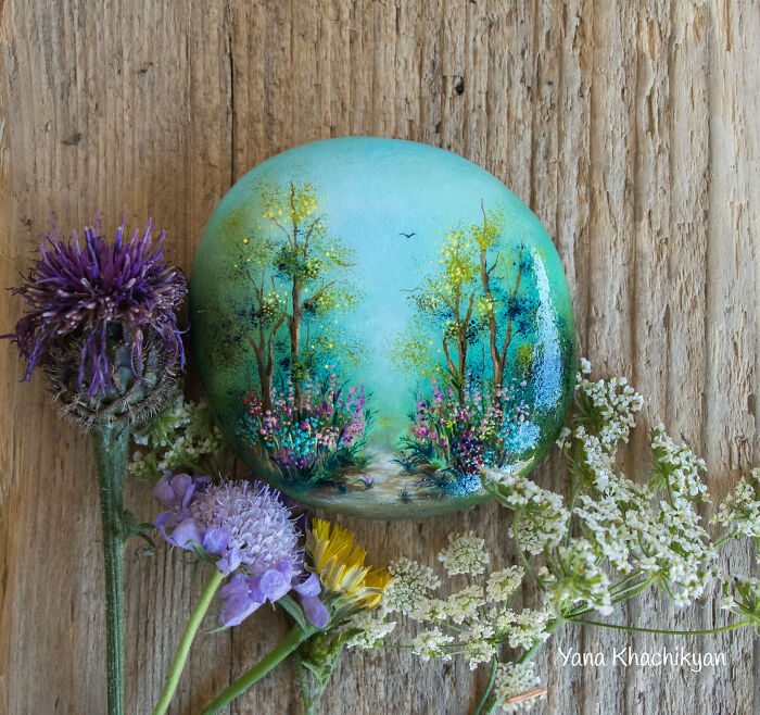 It Took Me Several Years To Realize That There Are No Limits To The Way I Use Painting Materials, So Here Are 39 Tiny Paintings That I Painted On Various Surfaces It Took Me Several Years To Realize That There Are No Limits To The Way I Use Painting Materials, So Here Are 39 Tiny Paintings That I Painted On Various Surfaces