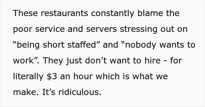 Employee Shares The Truth About Restaurants Being ‘Short-Staffed’ Due To Lack Of Hiring, Not Because ‘No One Wants To Work’ Employee Shares The Truth About Restaurants Being ‘Short-Staffed’ Due To Lack Of Hiring, Not Because ‘No One Wants To Work’