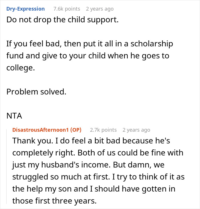 Woman’s Ex Finds Out What Her New Husband Does For A Living, Demands Child Support Be Dropped Woman’s Ex Finds Out What Her New Husband Does For A Living, Demands Child Support Be Dropped