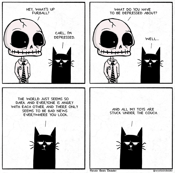 My 30 Comics “Never Been Deader” Infused With Relatable Humorous Darkness My 30 Comics “Never Been Deader” Infused With Relatable Humorous Darkness