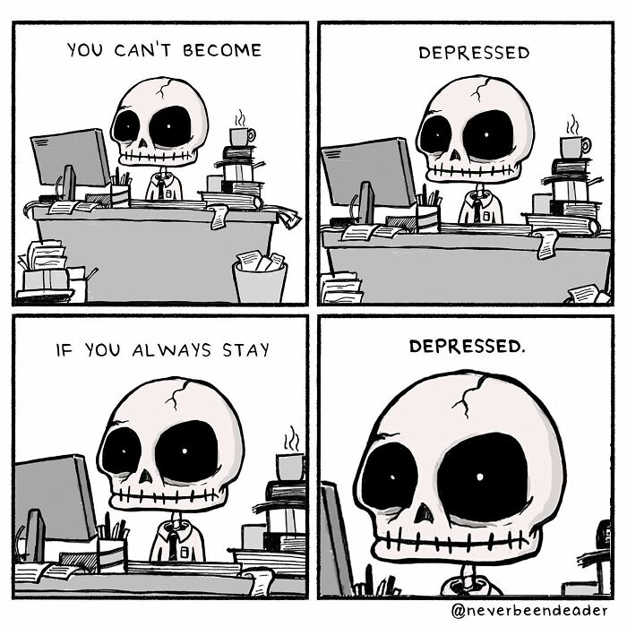 My 30 Comics “Never Been Deader” Infused With Relatable Humorous Darkness My 30 Comics “Never Been Deader” Infused With Relatable Humorous Darkness