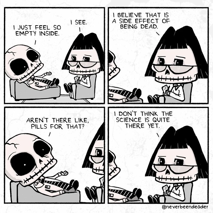 My 30 Comics “Never Been Deader” Infused With Relatable Humorous Darkness My 30 Comics “Never Been Deader” Infused With Relatable Humorous Darkness