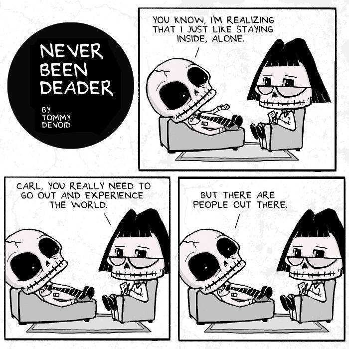 My 30 Comics “Never Been Deader” Infused With Relatable Humorous Darkness My 30 Comics “Never Been Deader” Infused With Relatable Humorous Darkness