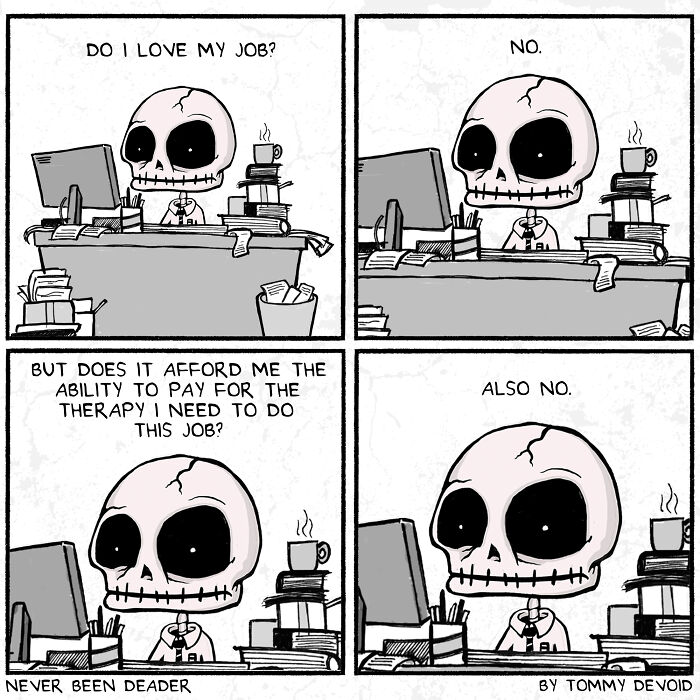 My 30 Comics “Never Been Deader” Infused With Relatable Humorous Darkness My 30 Comics “Never Been Deader” Infused With Relatable Humorous Darkness