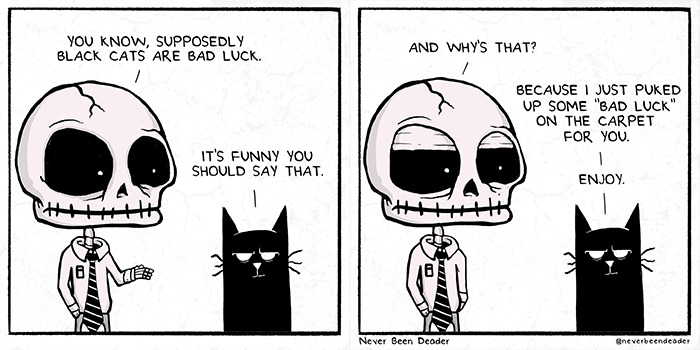 My 30 Comics “Never Been Deader” Infused With Relatable Humorous Darkness My 30 Comics “Never Been Deader” Infused With Relatable Humorous Darkness