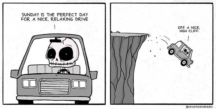 My 30 Comics “Never Been Deader” Infused With Relatable Humorous Darkness My 30 Comics “Never Been Deader” Infused With Relatable Humorous Darkness