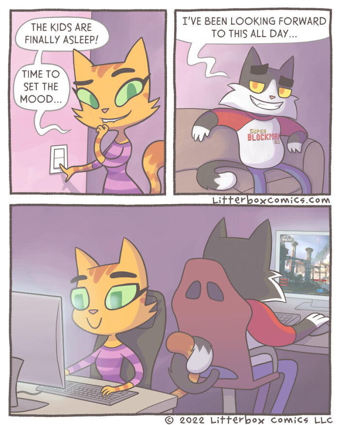 I’ve Been Drawing Relatable Comics On Parenting, And Here Are My Newest 33 Illustrations Of My Family Of Cats I’ve Been Drawing Relatable Comics On Parenting, And Here Are My Newest 33 Illustrations Of My Family Of Cats