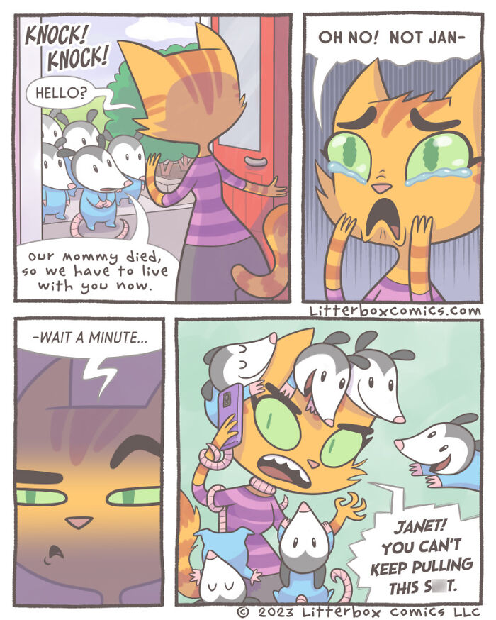 I’ve Been Drawing Relatable Comics On Parenting, And Here Are My Newest 33 Illustrations Of My Family Of Cats I’ve Been Drawing Relatable Comics On Parenting, And Here Are My Newest 33 Illustrations Of My Family Of Cats