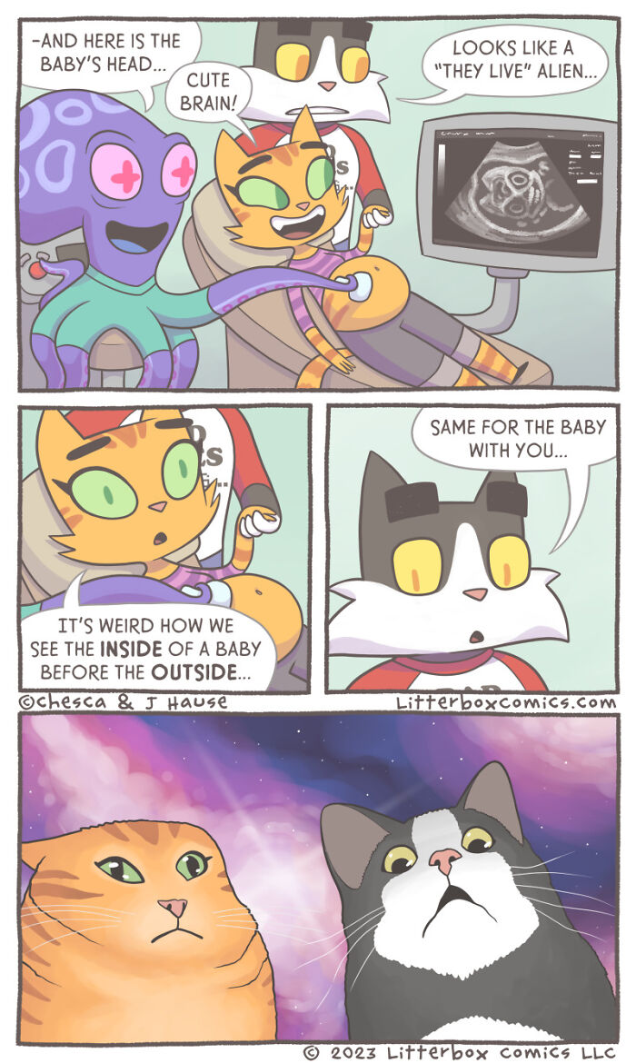 I’ve Been Drawing Relatable Comics On Parenting, And Here Are My Newest 33 Illustrations Of My Family Of Cats I’ve Been Drawing Relatable Comics On Parenting, And Here Are My Newest 33 Illustrations Of My Family Of Cats