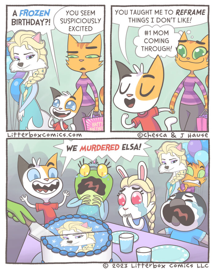 I’ve Been Drawing Relatable Comics On Parenting, And Here Are My Newest 33 Illustrations Of My Family Of Cats I’ve Been Drawing Relatable Comics On Parenting, And Here Are My Newest 33 Illustrations Of My Family Of Cats