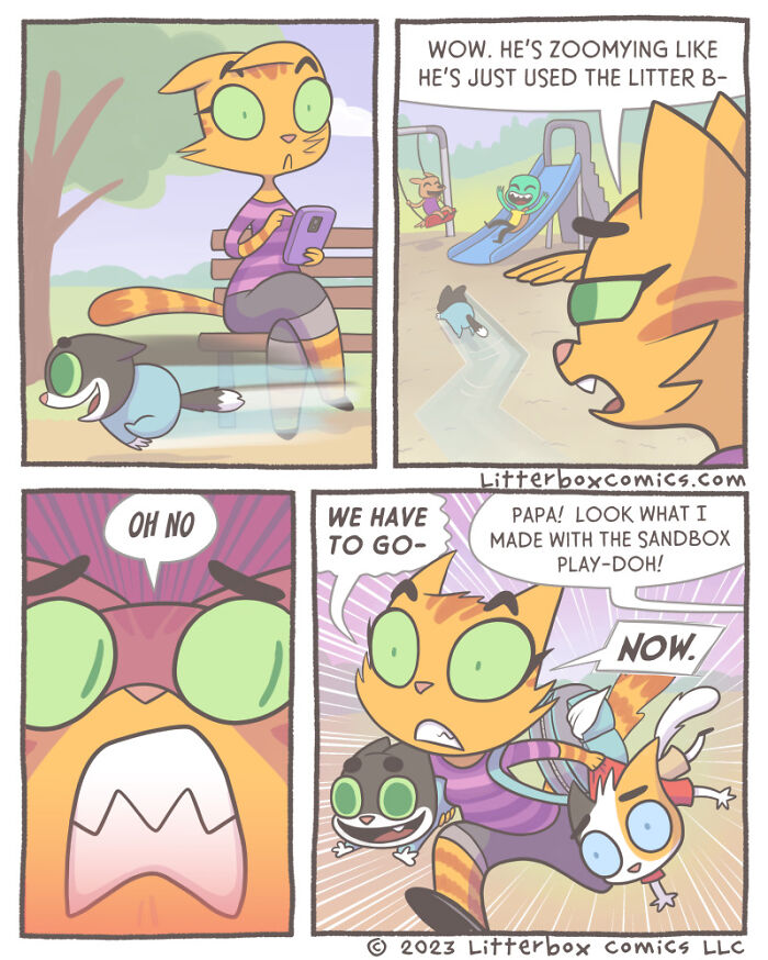 I’ve Been Drawing Relatable Comics On Parenting, And Here Are My Newest 33 Illustrations Of My Family Of Cats I’ve Been Drawing Relatable Comics On Parenting, And Here Are My Newest 33 Illustrations Of My Family Of Cats