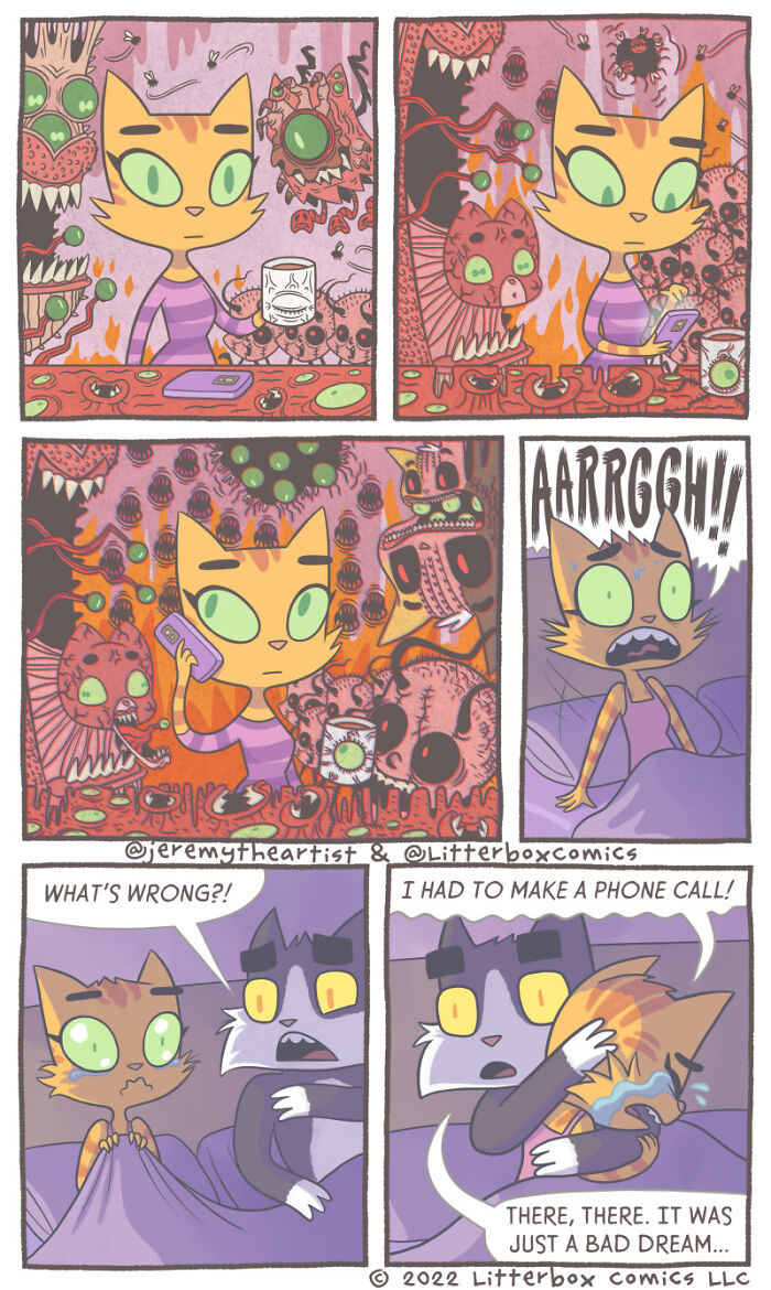 I’ve Been Drawing Relatable Comics On Parenting, And Here Are My Newest 33 Illustrations Of My Family Of Cats I’ve Been Drawing Relatable Comics On Parenting, And Here Are My Newest 33 Illustrations Of My Family Of Cats