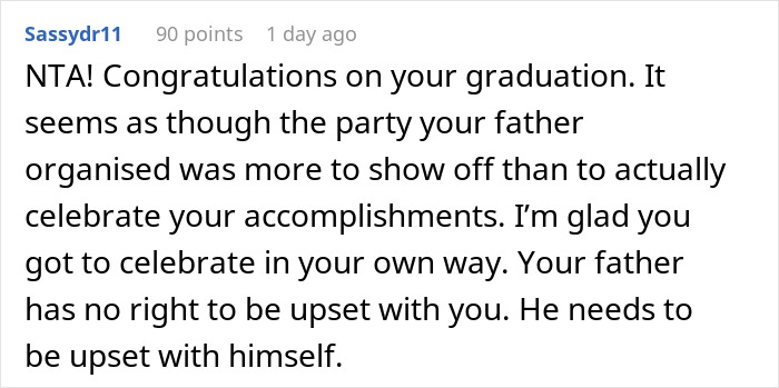 Woman Airs Family’s Dirty Laundry After Being Blasted For Not Showing Up To A Graduation Party She Had No Idea About Woman Airs Family’s Dirty Laundry After Being Blasted For Not Showing Up To A Graduation Party She Had No Idea About