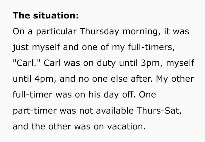 “Enjoy Staying Late To Do My Job”: Deli Worker Maliciously Complies, Leaving Manager To Suffer The Consequences “Enjoy Staying Late To Do My Job”: Deli Worker Maliciously Complies, Leaving Manager To Suffer The Consequences