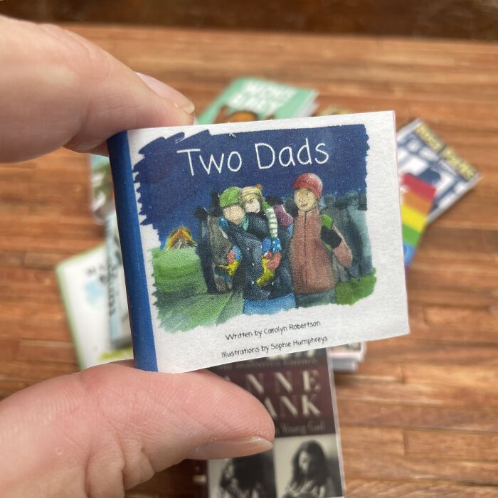 These 12 Miniature Banned Books Can Be Found In A Really Little Free Library That I Made