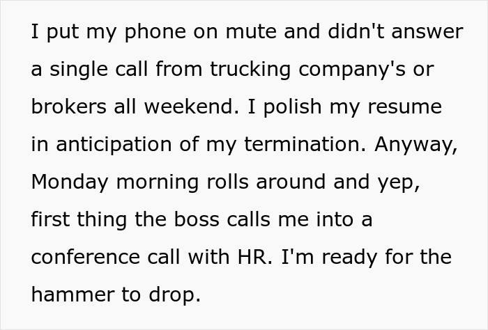 “I’m Ready For The Hammer To Drop”: Boss Calls Employee To HR To Complain He’s Not Working Outside Office Hours, Makes A Fool Of Himself “I’m Ready For The Hammer To Drop”: Boss Calls Employee To HR To Complain He’s Not Working Outside Office Hours, Makes A Fool Of Himself
