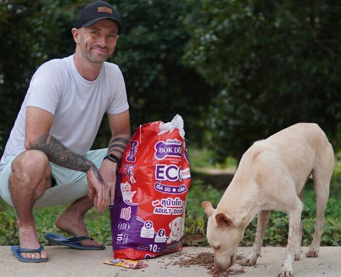 Man Finds His True Happiness Saving Stray Dogs In Thailand (20 Pics) Man Finds His True Happiness Saving Stray Dogs In Thailand (20 Pics)