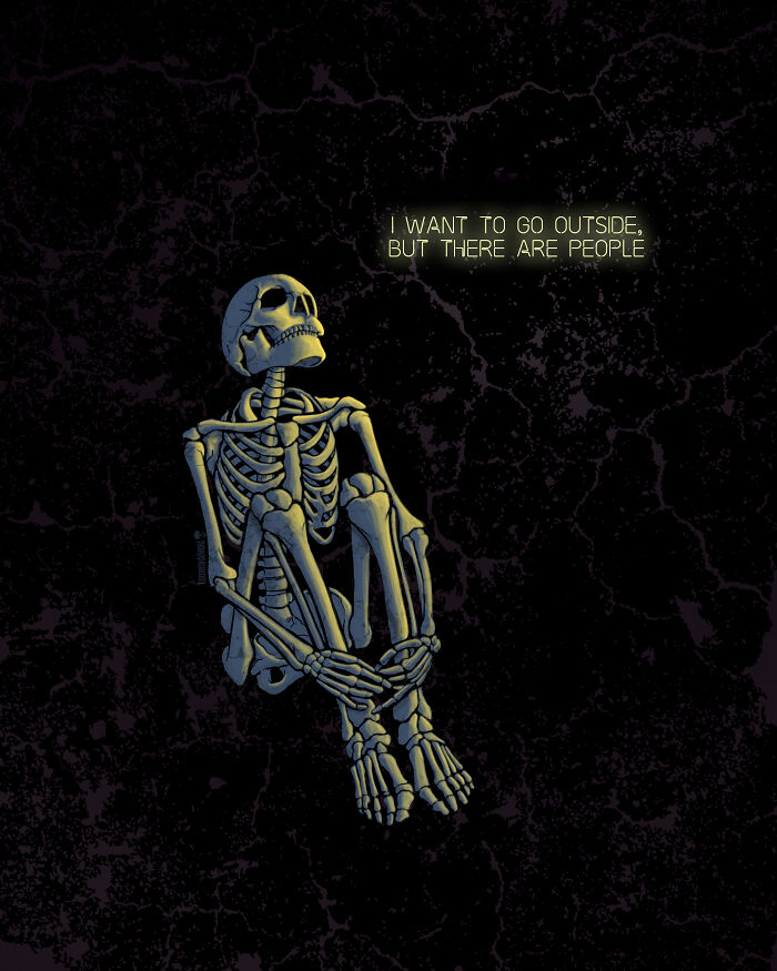 Here Are 65 Of My Relatable Artworks Of Skeletons With Dark Inspirational Messages Here Are 65 Of My Relatable Artworks Of Skeletons With Dark Inspirational Messages