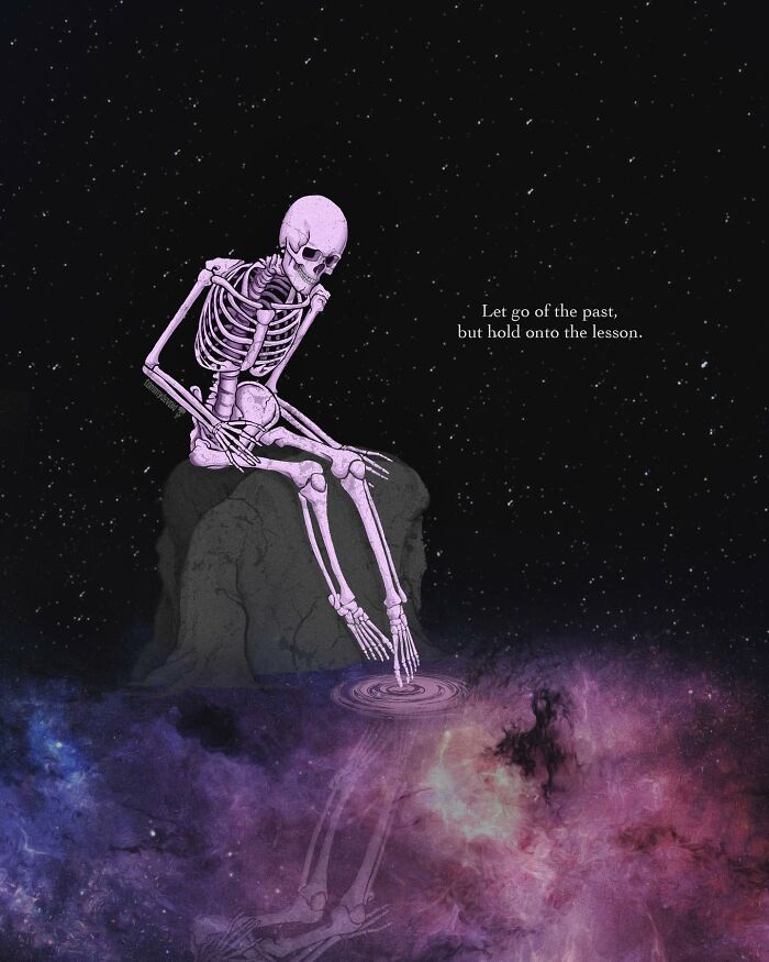 Here Are 65 Of My Relatable Artworks Of Skeletons With Dark Inspirational Messages Here Are 65 Of My Relatable Artworks Of Skeletons With Dark Inspirational Messages