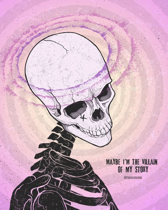Here Are 65 Of My Relatable Artworks Of Skeletons With Dark Inspirational Messages Here Are 65 Of My Relatable Artworks Of Skeletons With Dark Inspirational Messages