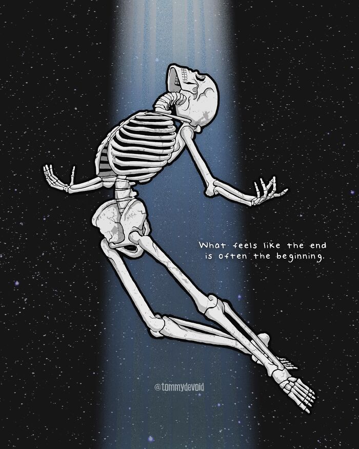 Here Are 65 Of My Relatable Artworks Of Skeletons With Dark Inspirational Messages Here Are 65 Of My Relatable Artworks Of Skeletons With Dark Inspirational Messages