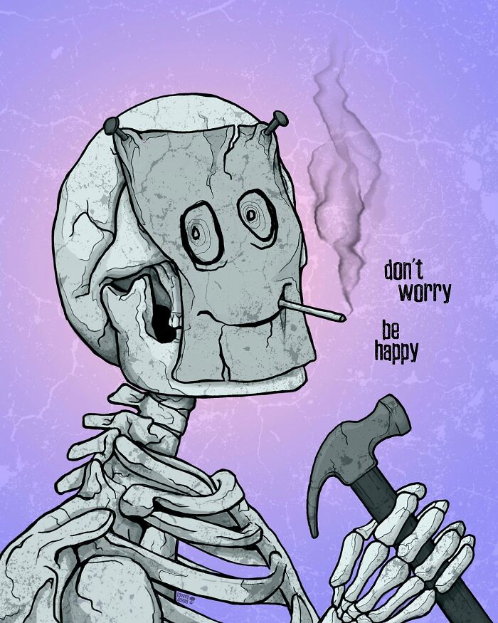 Here Are 65 Of My Relatable Artworks Of Skeletons With Dark Inspirational Messages Here Are 65 Of My Relatable Artworks Of Skeletons With Dark Inspirational Messages