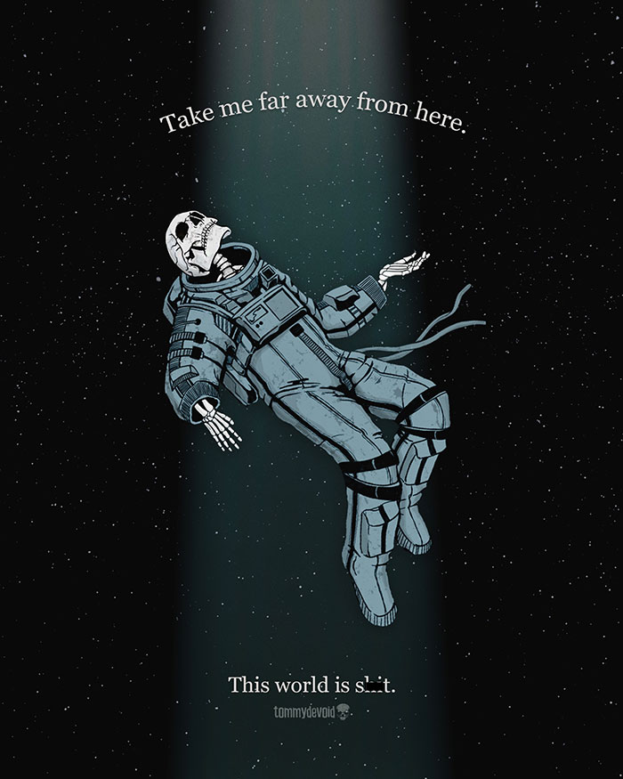 Here Are 65 Of My Relatable Artworks Of Skeletons With Dark Inspirational Messages Here Are 65 Of My Relatable Artworks Of Skeletons With Dark Inspirational Messages