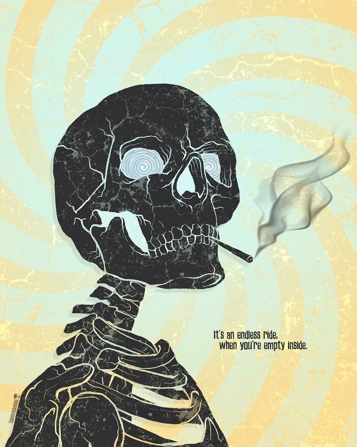 Here Are 65 Of My Relatable Artworks Of Skeletons With Dark Inspirational Messages Here Are 65 Of My Relatable Artworks Of Skeletons With Dark Inspirational Messages