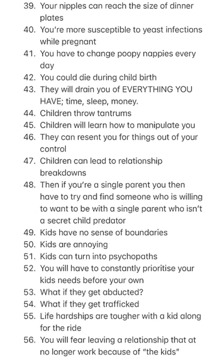People Lose It At Australian Model’s “118 Reasons” Why She Doesn’t Want Kids People Lose It At Australian Model’s “118 Reasons” Why She Doesn’t Want Kids